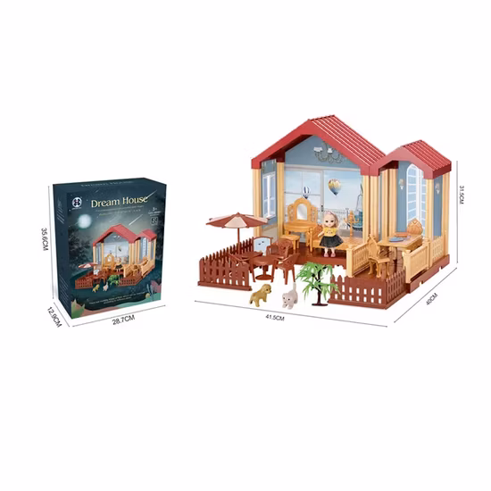 2020 neuestes DIY-Kunststoffspielzeug, modisches Puppenhaus-Spielzeug für Mädchen/10339941