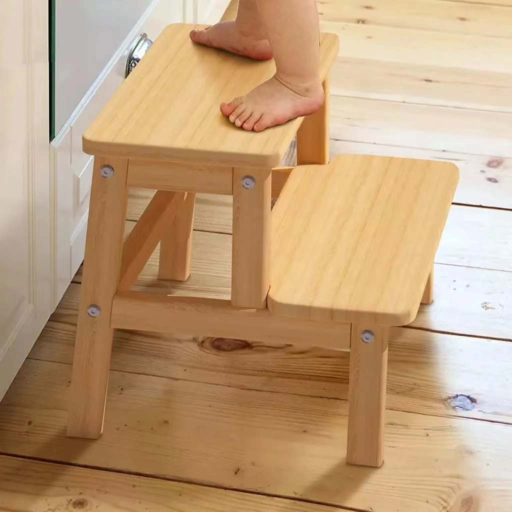 Wooden Kids Learning Tower Montessori Toddler Kid Wooden Kitchen Helper Children Step Stool