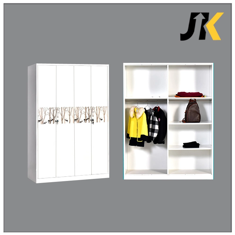 Home Furniture Kids Locker Wardrobe Printed Wardrobe