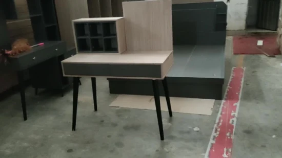 Moderner, schlichter Design-Holzschlafzimmermöbel-Studienschreibtisch-Schminktisch mit Schubladenschrank