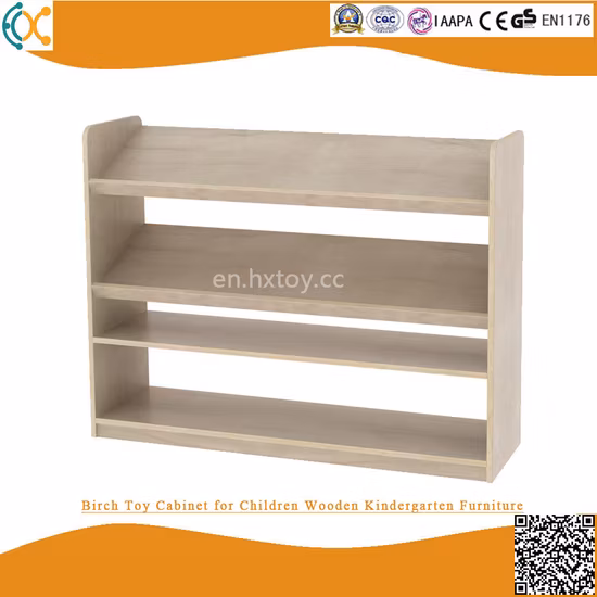 Kindergartenmöbel Holz-Bücherregal Neuestes Holz-Bücherregal für Kinder